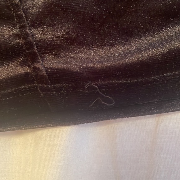 H&M Velour Corset-Style Top - Picture 5 of 6